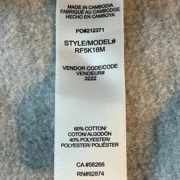 Splendid Heather Grey Ribbed Half-Zip Sweater - Picture 11 of 11